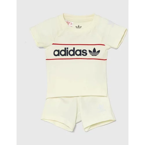 Adidas Komplet za dojenčka bež barva