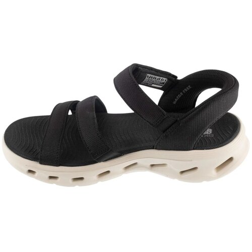 Skechers &amp;Scaron;portni sandali Slip-Ins: GO Walk Glide-Step 2.0 Sandal - Ella Črna Slike