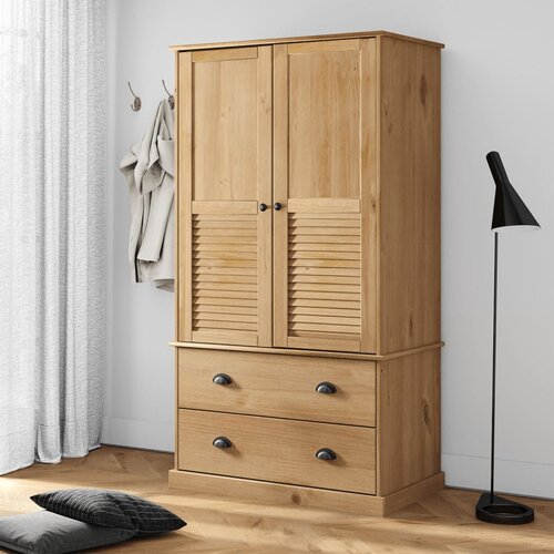 VidaXL Ormar VIGO 90 x 55 x 176 cm od masivne borovine Slike