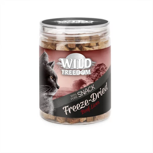 Wild Freedom Freeze-Dried Snacks goveja jetra - Varčno pakiranje: 3 x 60 g