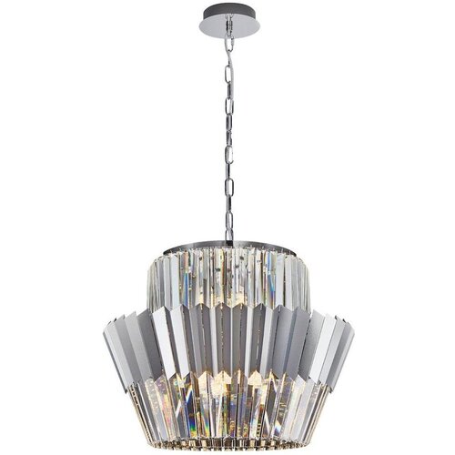 Luster na lancu DONNA 12xE14/40W/230V, prečnik 55 cm, mat hrom Cene