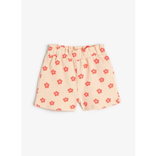 Koton Elastic Waist Normal Pink Baby Shorts 3smg40046ak Slike