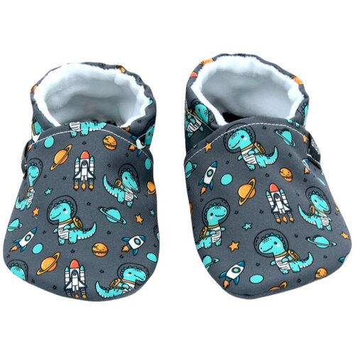 Snugi papuče CK2605 Space Dino M grey 21 Slike
