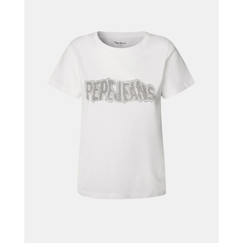PepeJeans Majice s kratkimi rokavi PL5000052 BERI Bela Slike