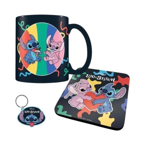 Pyramid International Lilo &amp;amp; Stitch (You&amp;#039;re my fave) Mug Coaster Keychain Gift Set ( 066902 ) Slike
