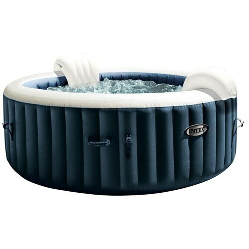 Intex Pure Spa Mobilni hidromasažni bazen 77 Bubble Massage (Ø x V: 196 x 71 cm, Mornarička, 795 l) Cijene