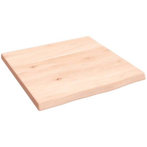 vidaXL Stenska polica 40x40x2 cm neobdelana trdna hrastovina Cene