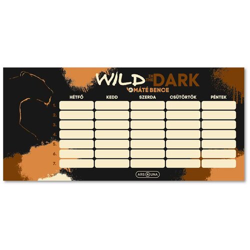 Ars Una Wild in the dark jednolistni, dvostrani raspored sati Cijene