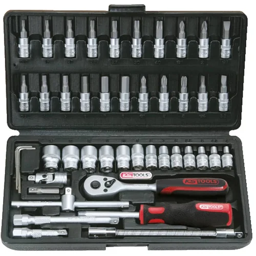 Ks Tools Mini Set Nasadnih Ključev 46 Kosov 1/4 Inča, (21070967)