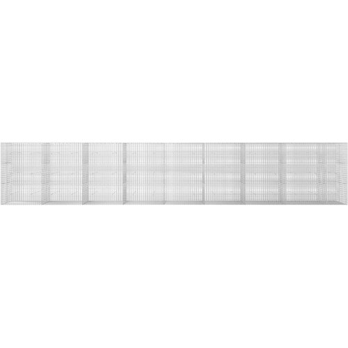  Gabion s žicom debljine 3,5 mm i mrežom 5x2,5 cm 850x30x150 cm Slike