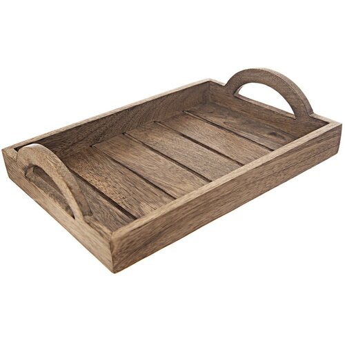 Orion Drven pladanj za posluživanje 20.5x30.5 cm Mango – Cene