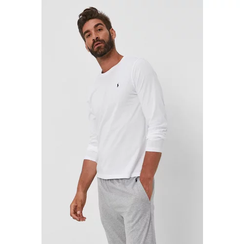 Polo Ralph Lauren Majica dugih rukava za muškarce, boja: bijela