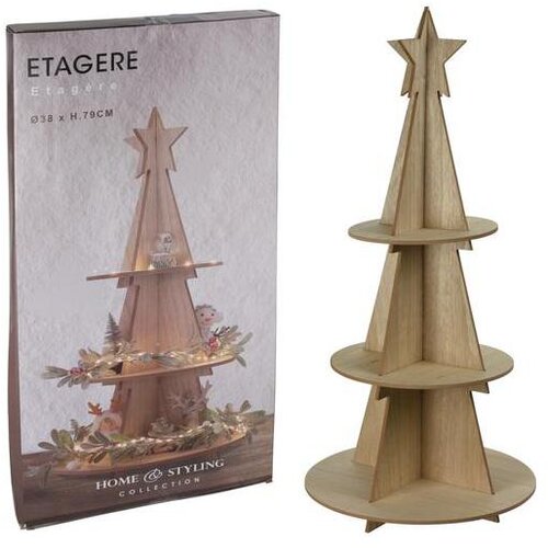  ETAŽER 38*79CM DRVENI BOR Cene