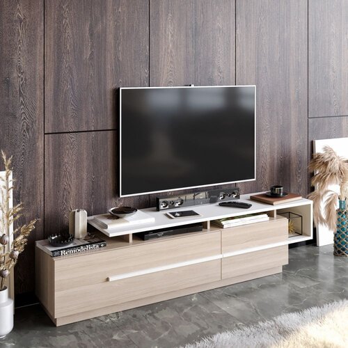 HANNAH HOME TV komoda Pia krem-bijela Cene