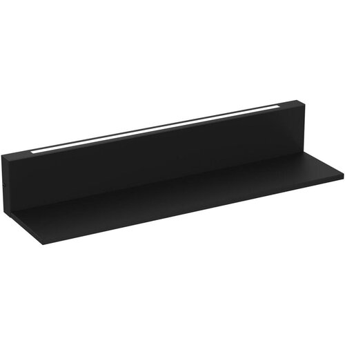  Zidna polica sa LED osvetljenjem SHELF 10x60 cm crna Cene