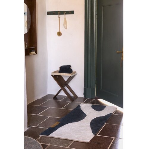 Mette Ditmer Denmark Temno siva/bež pralna bombažna preproga 70x150 cm Figura &amp;ndash; Slike