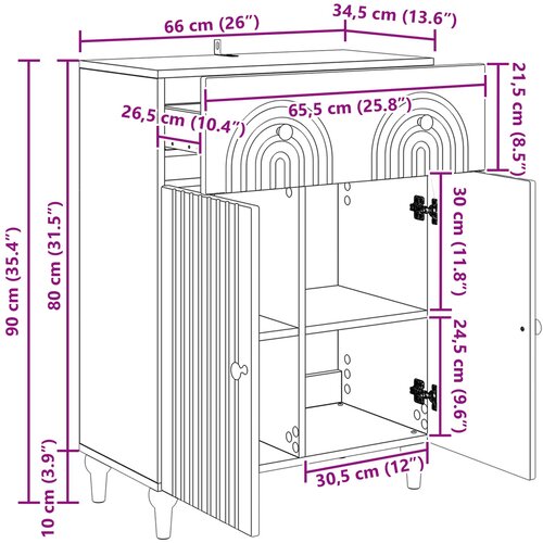  Kreveta Betonska siva 66 x 34,5 x 90 cm Konstruirano drvo Slike