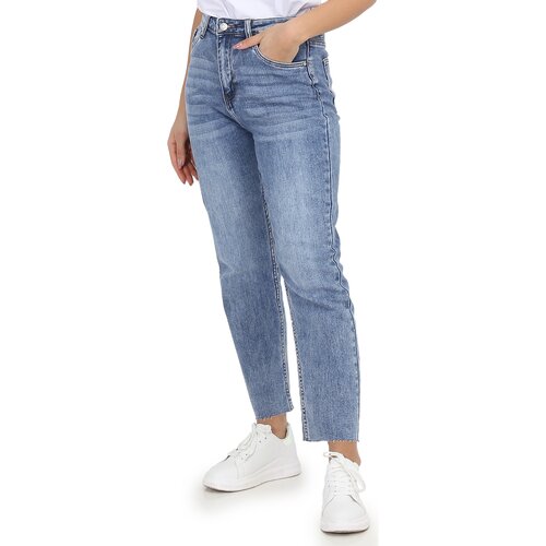 La Modeuse Jeans straight 66079_P153368 Modra Slike