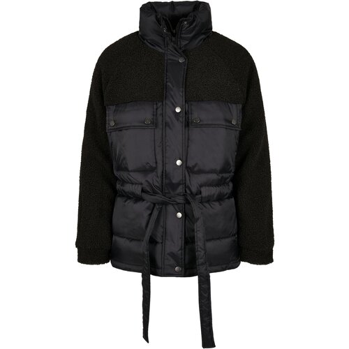 Urban Classics Women's Sherpa Mix Puffer Jacket Black Cijene