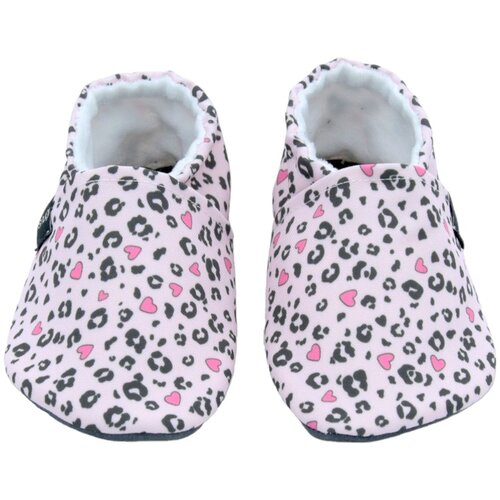 Snugi papuče CK2610 Leopard print and Hearts Ž rose 26-27 Slike