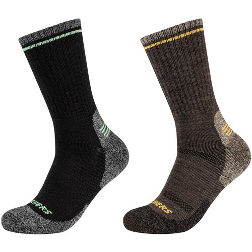 Skechers Športne nogavice 2PPK Men Trail Wool Socks Črna Cene