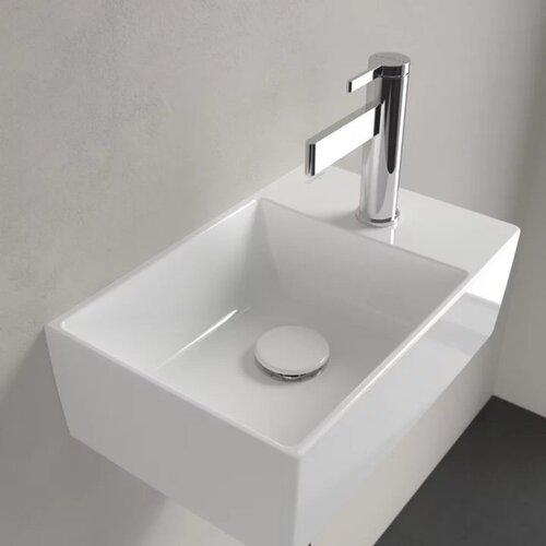 Villeroy Boch 432340R1 Memento 2.0 CeramicPlus 40 x 26 cm keramični umivalnik z odprtino za armaturo Slike