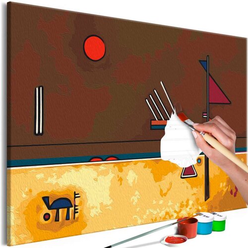  Slika za samostalno slikanje - Vasily Kandinsky: Brownish 60x40 Slike