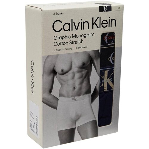 Calvin Klein Jeans Boksarice Trunk 3pk LV00NB4472 Oranžna Slike