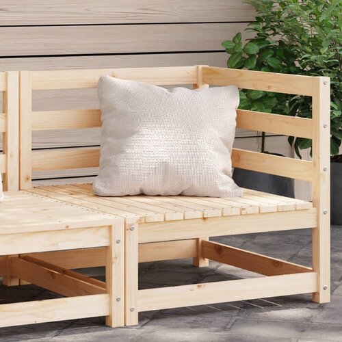 VidaXL Kotni vrtni kavč 70x70x67 cm trdna borovina Slike