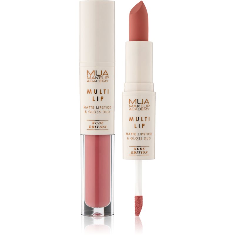 MUA Makeup Academy Multi Lip Nude Edition dugotrajni ruž i sjajilo za usne duo nijansa Bloom 3.2 g Cijene