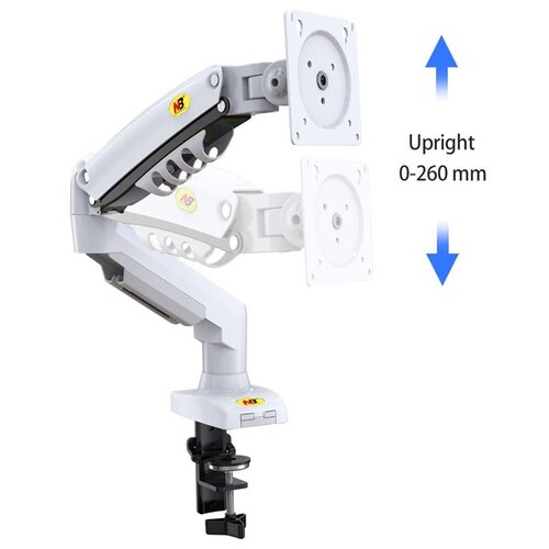 NORTH BAYOU F80-XE stoni nosač za monitor beli 17-30 inča Slike