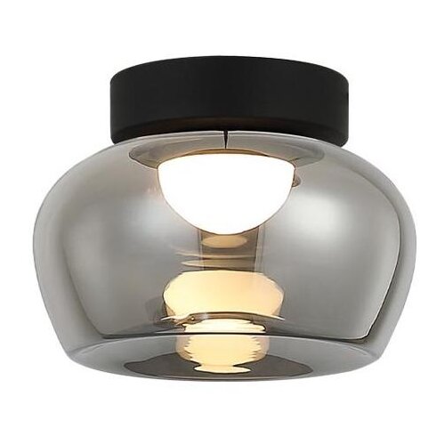  LED stropno svetlo NADIA LED/9W/230V, &amp;Oslash; 16 cm, zadimljeno/crno Slike