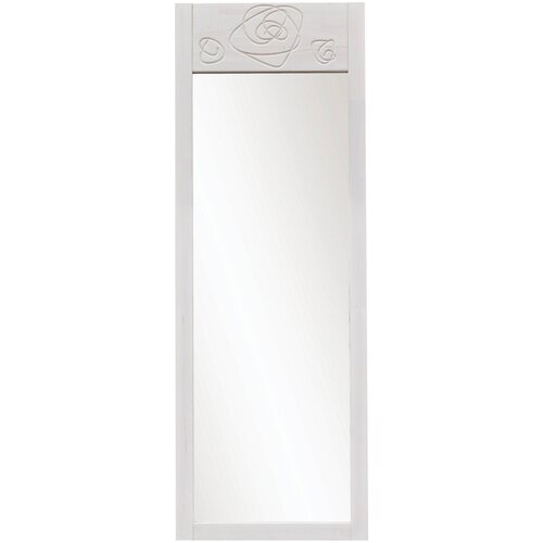 Hanah home Samostojeće ogledalo Roses, 55x155x2 cm, bijela Cene
