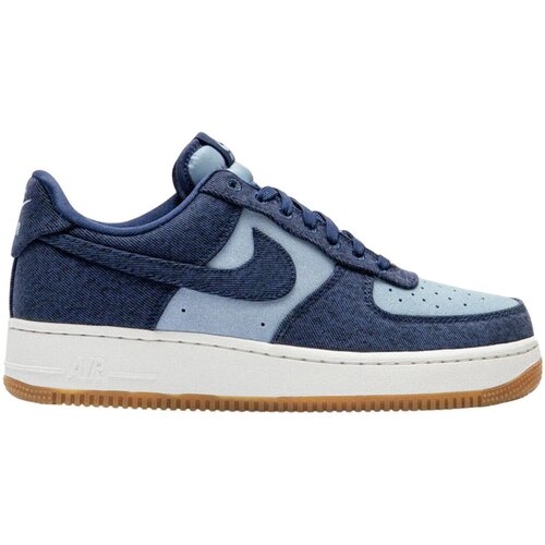 Nike Modne superge Air Force 1 Low &amp;#039;07 LV8 Denim Navy Worn Blue Modra Slike