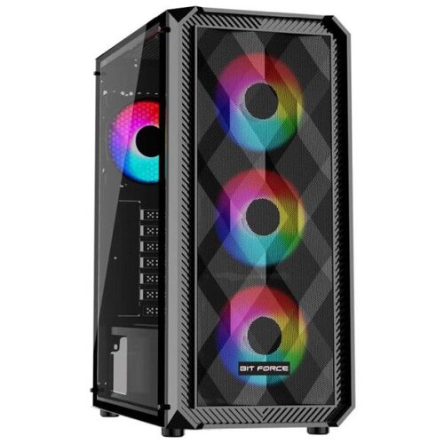 BIT FORCE PALADIN CF-4 Gaming Midi Tower ATX kući&scaron;te bez napajanja, crno Cijene