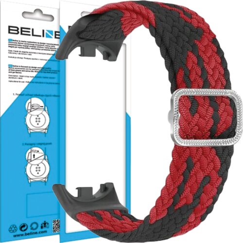 Beline MI BAND STRAP 9/8 NYLON BLACK-RDEČ/ČRNO-RDEČ ZA SMARTBAND, (21973691) Cene