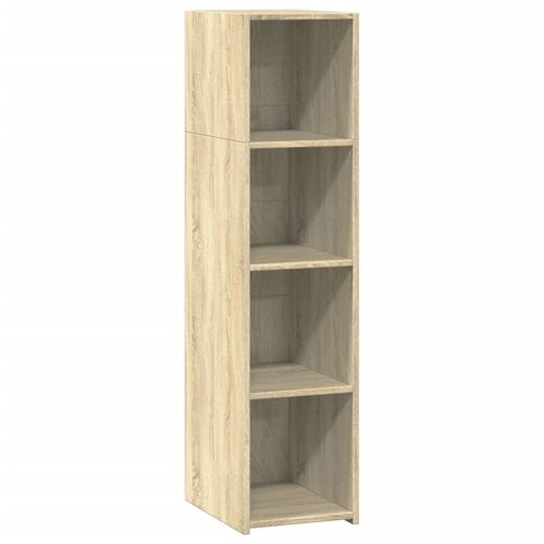 Maison Chic Visoka omara - Komoda - Predalnik sonoma hrast 30x41x124 cm inženirski les, (21719850) Slike