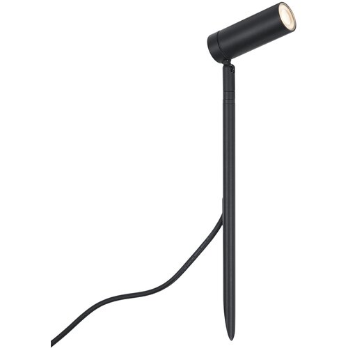 QAZQA Vrtni reflektor s konico črn 40 cm vklj. LED nastavljiv IP65 vklj. kabel in vtič - Carl Cene