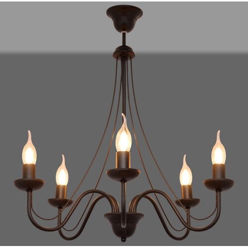  Luster na sajli MALBO II 5xE14/10W/230V Slike