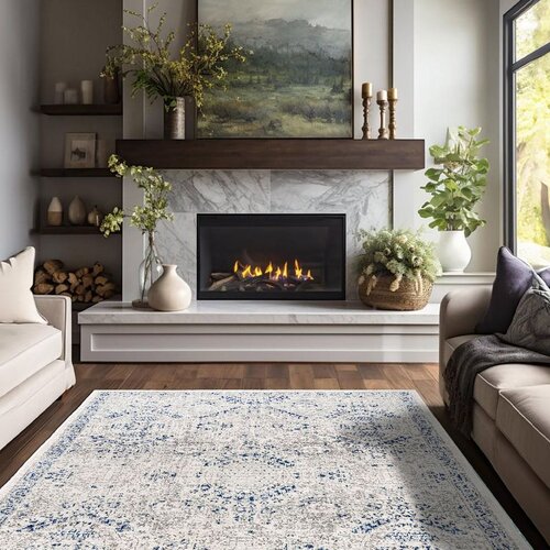 Conceptum Hypnose Kece-Fr28 plavi tepih (100 x 300 cm) Cene