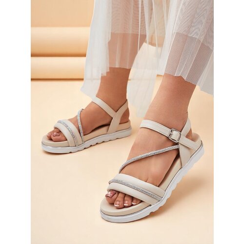 Resti Royal Fashion Women's Rhinestone Wedge Sandals Magnol Cene
