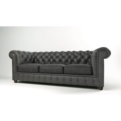 Ropez Antracit baršunasta sofa 230 cm Cambridge - Cijene