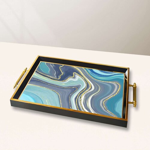 Aberto Design Poslužavnik TPA10009 50 x 29 x 3.5 cm, Šareni Cene