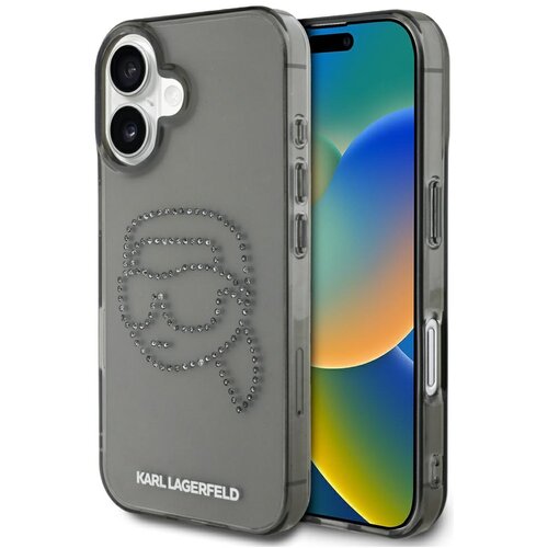 Karl Lagerfeld OVITEK IML RHINESTONES KARL HEAD ZA IPHONE 16 ZAŠČITNA, (5000010296) Cene