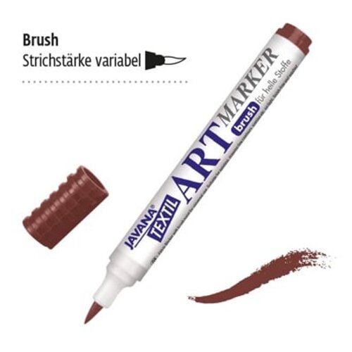 Kreul JAVANA marker za laki tekstil | Brown Cene