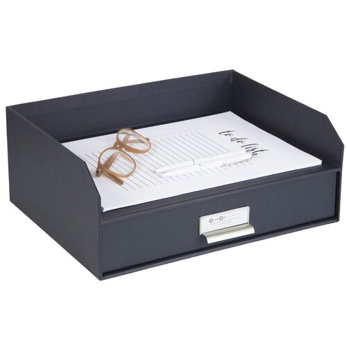 Bigso Box of Sweden Kartonski organizator dokumentov s predalom Walter - Slike