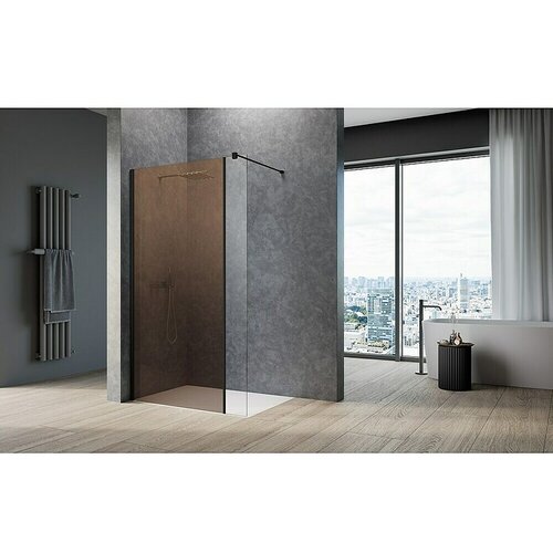 CAMARGUE Meran Mix & Match Tuš stena W2 (Š x V: 20 x 200 cm, Prevlečena, Bronz) Cene
