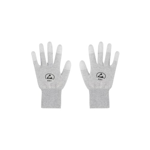 TRU COMPONENTS TC-12539848 ESD rukavice svijetlosiva Veličina haljine: L 2 St. Slike