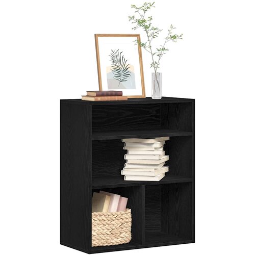 VidaXL Ormarić za knjige crni 60x30x71,5 cm konstruirano drvo Slike