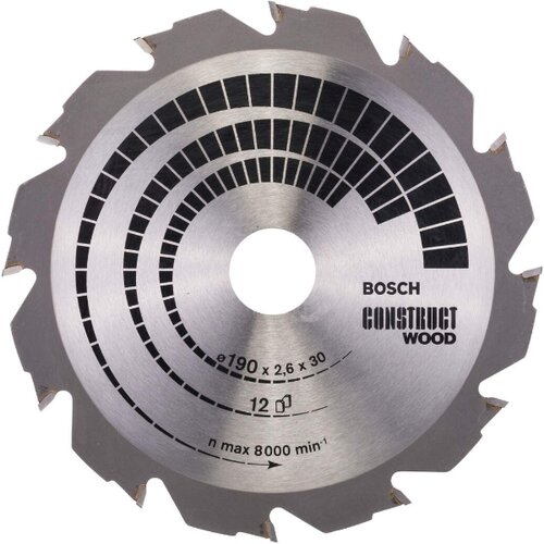 Bosch List testere kružni za drvo 190mm 12T construct Slike